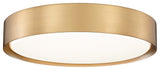 Kawan LED Flush Mount in Modern Gold