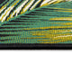 Marina Palm Border Indoor/Outdoor Rug, Black, 1'11"x7'6"