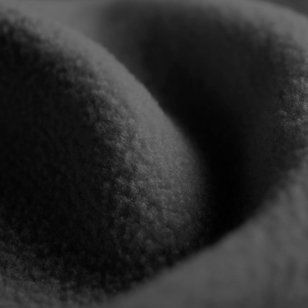 Bare Home Polar Fleece Lightweight Blanket, Black, Full / Queen