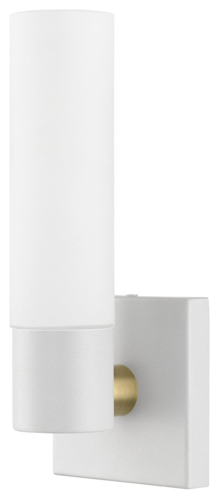 Livex Lighting Textured White ADA Single Sconce