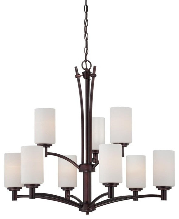 PITTMAN chandelier Sienna Bronze 9x60W