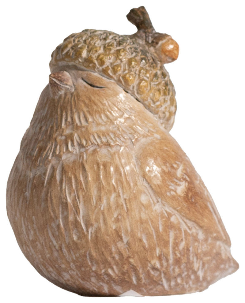 Harvest Bird With Acorn Hat Figurine, 6-Piece Set