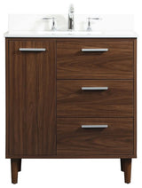 Elegant Lighting VF47030M-BS Baldwin 30" - Walnut