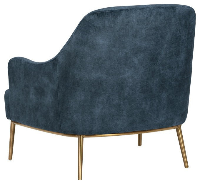 Cameron Lounge Chair, Nono Petrol