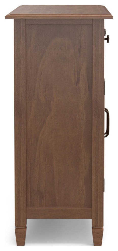 Connaught Entryway Storage Cabinet, Medium Saddle Brown
