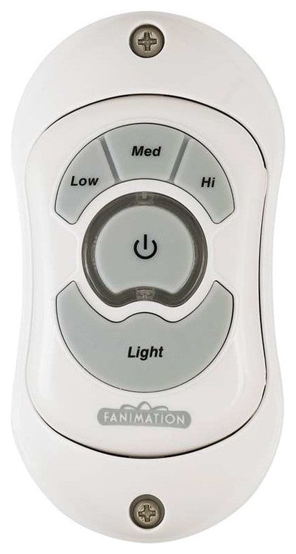 Fanimation Controls Hand Held Remote Non-Reversing - Fan Speed TR24WH