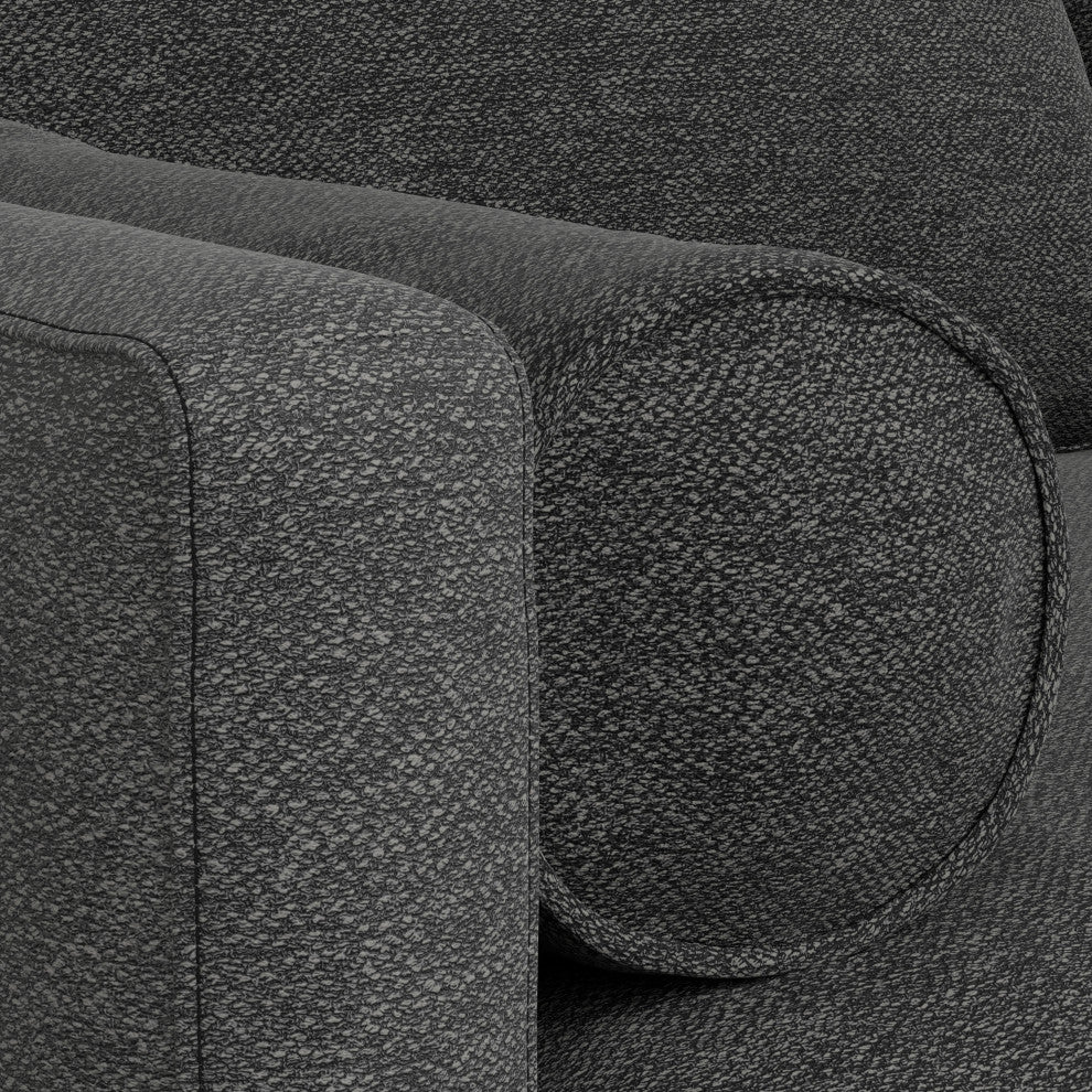 Morrison 72-inch Sofa, Charcoal Gray
