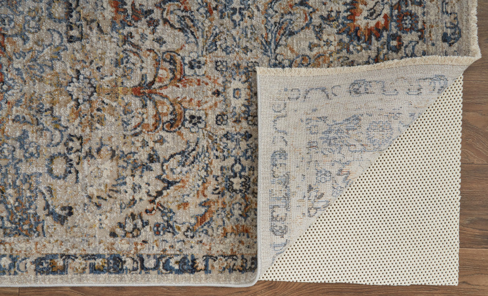Weave & Wander Frencess Rug, Cotton/Silver, 9'-8" x 12'-8" Rug