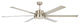 65 in Brushed Nickel Modern LED Ceiling fan with 6 Blades