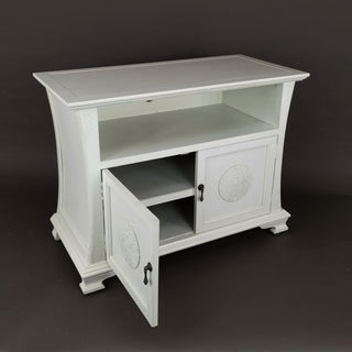 Medallion TV Cabinet, White