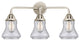 288-3W-PN-G194 Bellmont 3 Light 24" Bath Vanity Light, Polished Nickel