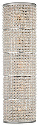 Sherrill, 5 Light, Wall Sconce, Polished Nickel Finish, Clear Crystal