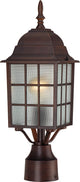 Adams 1-Light 17 Outdoor Post in Rustic Bronze