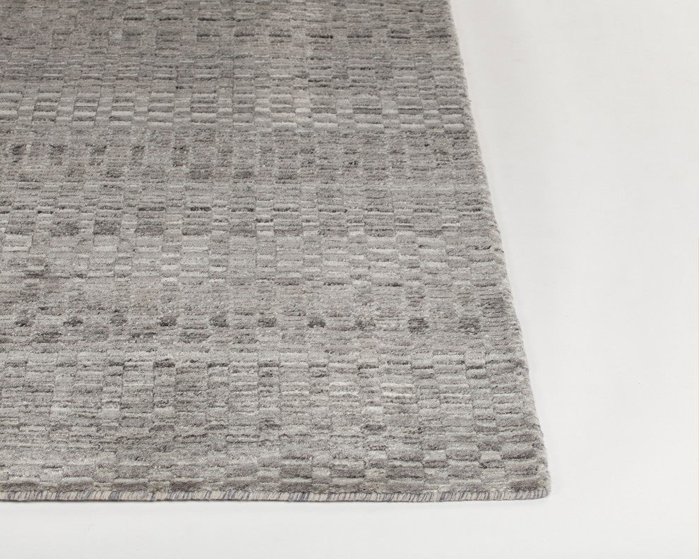 Melina Area Rug, Gray/Silver, 7'9"x10'6"