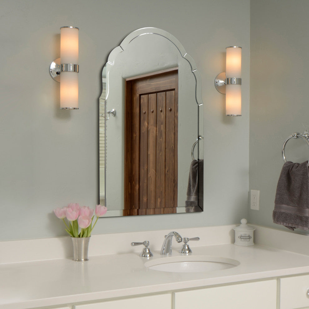 Elegant Beveled rectangular Wall Mirror, Vanity, Bedroom Mirror, 24"x40