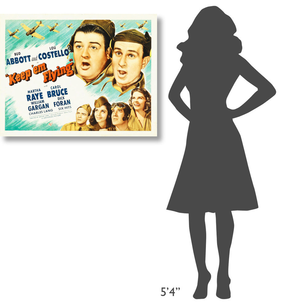 "Abbott & Costello - Keep 'em Flying" Canvas by Hollywood Photo Archive, 36x28"