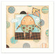 "Humpty Dumpty" By Bernadette Deming, Printed Wall Art, White Frame