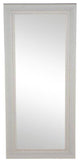 Handmade Solid Wood Floor Mirror White Eco-Friendly