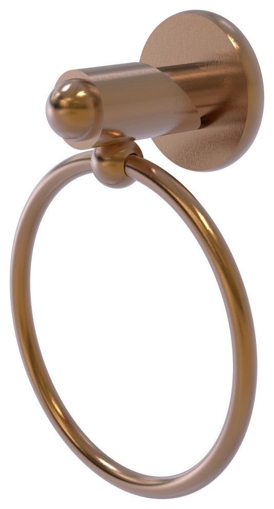 Soho Towel Ring, Brushed Bronze