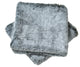 Heavy Faux Fur Throw Pillow Covers 2pcs Set, Black, 26''x26''