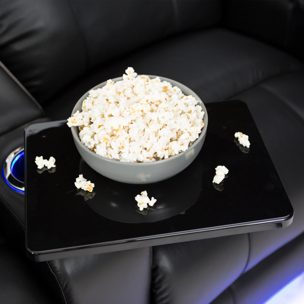 Seatcraft Monterey Home Theater Seating, Black, Row of 1