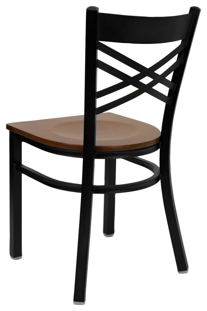 Restaurant Tables and Chairs, "Twin Peaks" ''X'' Back Dining Table Chair