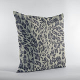 Granite Cheetah Embroidery Luxury Throw Pillow, Double sided 26"x26"
