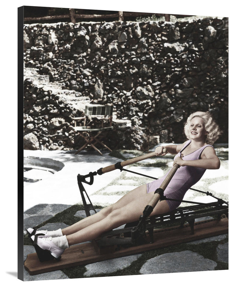 "Jean Harlow" Stretched Canvas Giclee by Hollywood Photo Archive, 32x40"