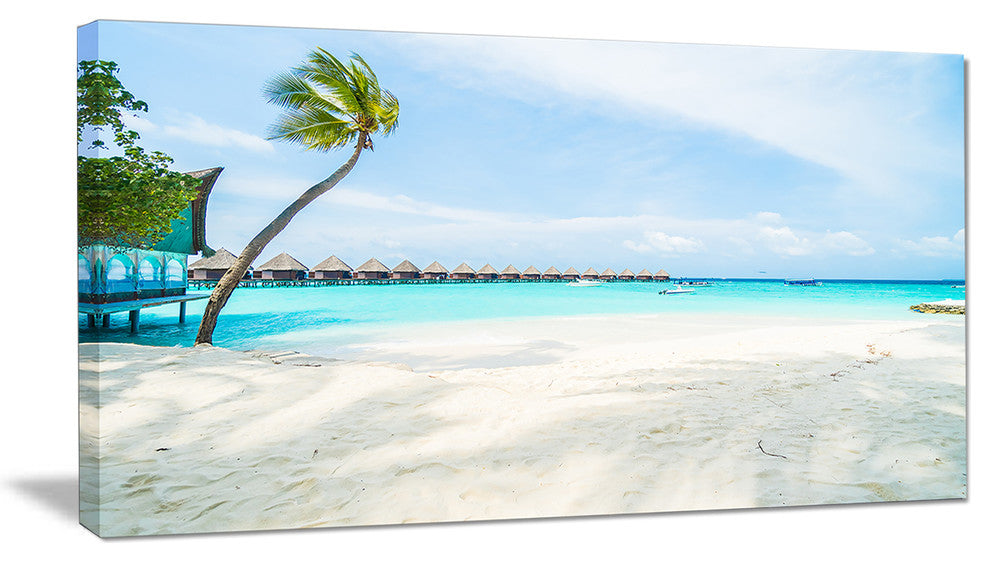 "Tropical Maldives Island" Canvas Print, 1 Panel