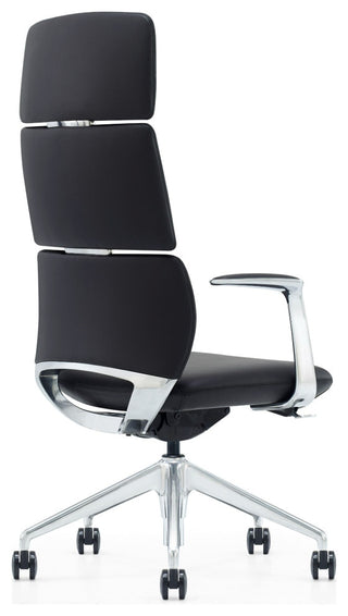 Modrest Clyne Modern Black Vegan Leather Executive Office Chair