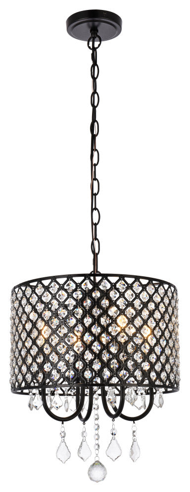 Emelia 14" Pendant, Black