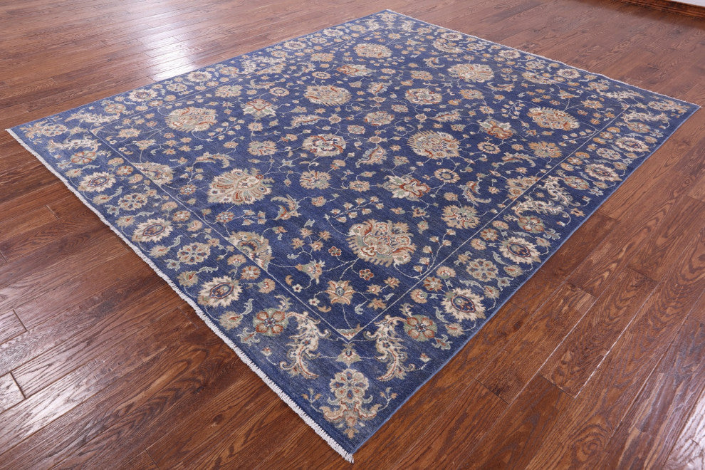 8' 1" X 9' 8" Peshawar Handmade Wool Rug Q10441