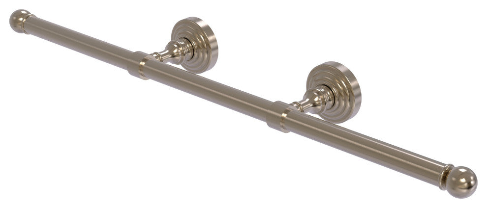 Waverly Place Wall-Mount Horizontal Guest Towel Holder, Antique Pewter