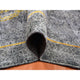 Gray Golden Dragons Chinese Inspired Wool  and Silk Hand Knotted Rug 8'x10'3"