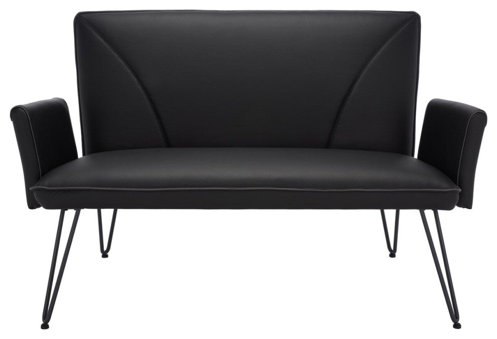 Safavieh Johannes Settee, Black