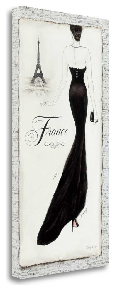 "Elegance I" By Emily Adams, Giclee Print on Gallery Wrap Canvas, Ready to Hang