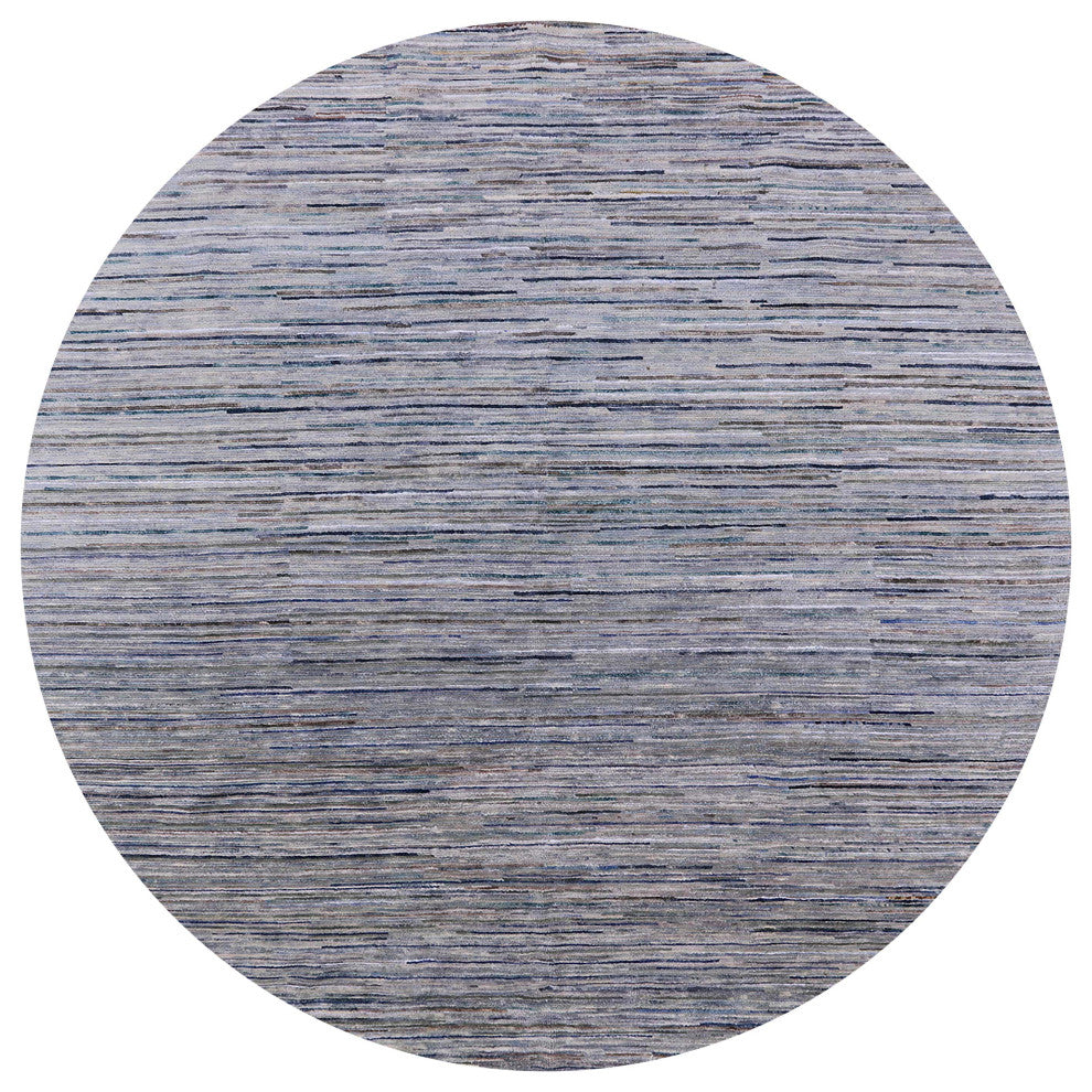 Ahgly Company Indoor Round Mid-Century Modern Area Rugs, 7' Round