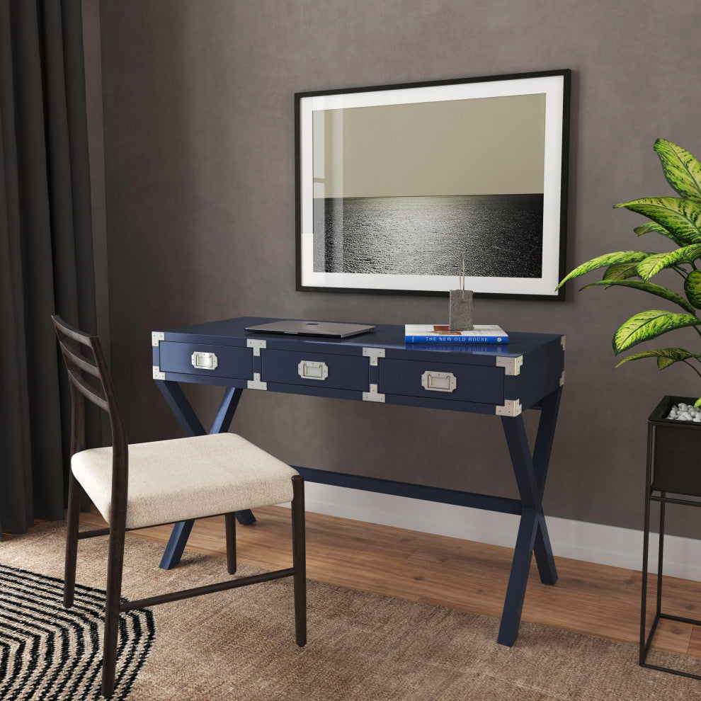 Anew Campaign Desk, Blue