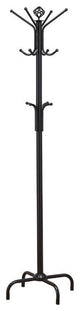Coaster Collier 12-hook Traditional Metal Coat Rack in Black