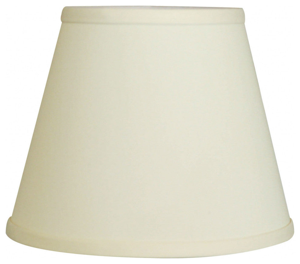 8" Ivory Hardback Empire No Slub Lampshade