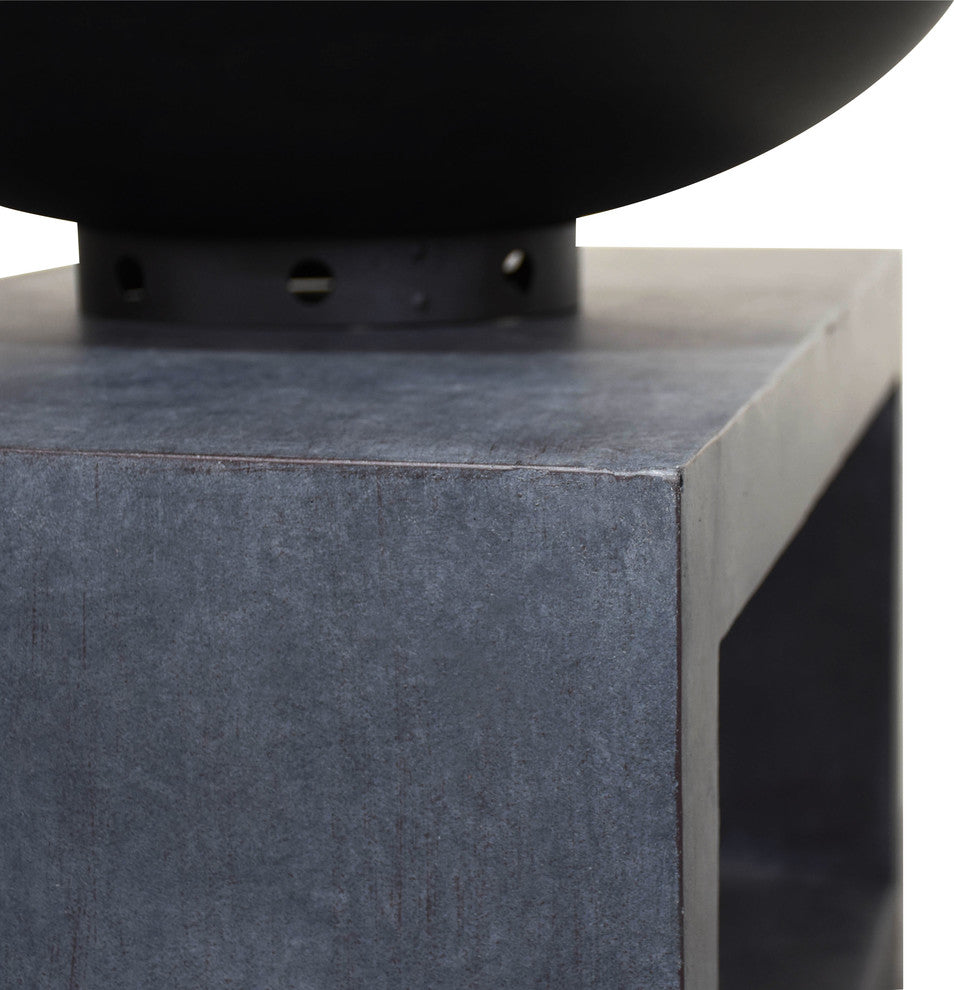 Astella Midas Fire Console, Gray Granite
