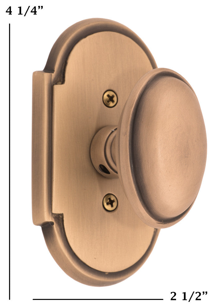 Palladian Plate Privacy Set - 2-3/8"