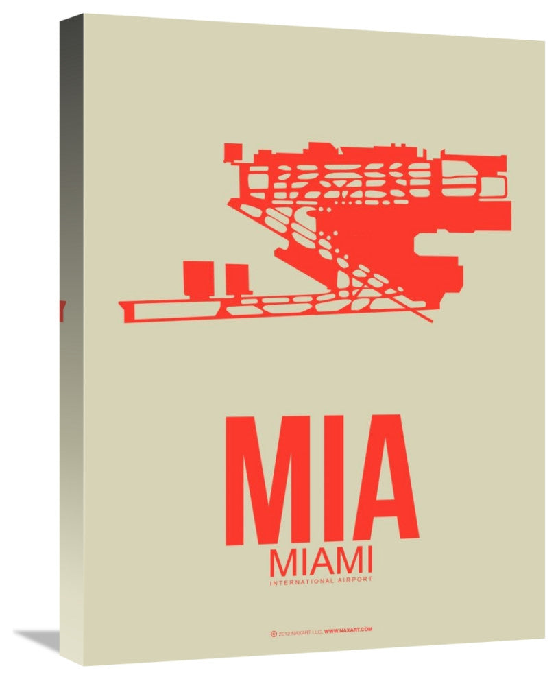 "MIA Miami Poster 3" Fine Art Print
