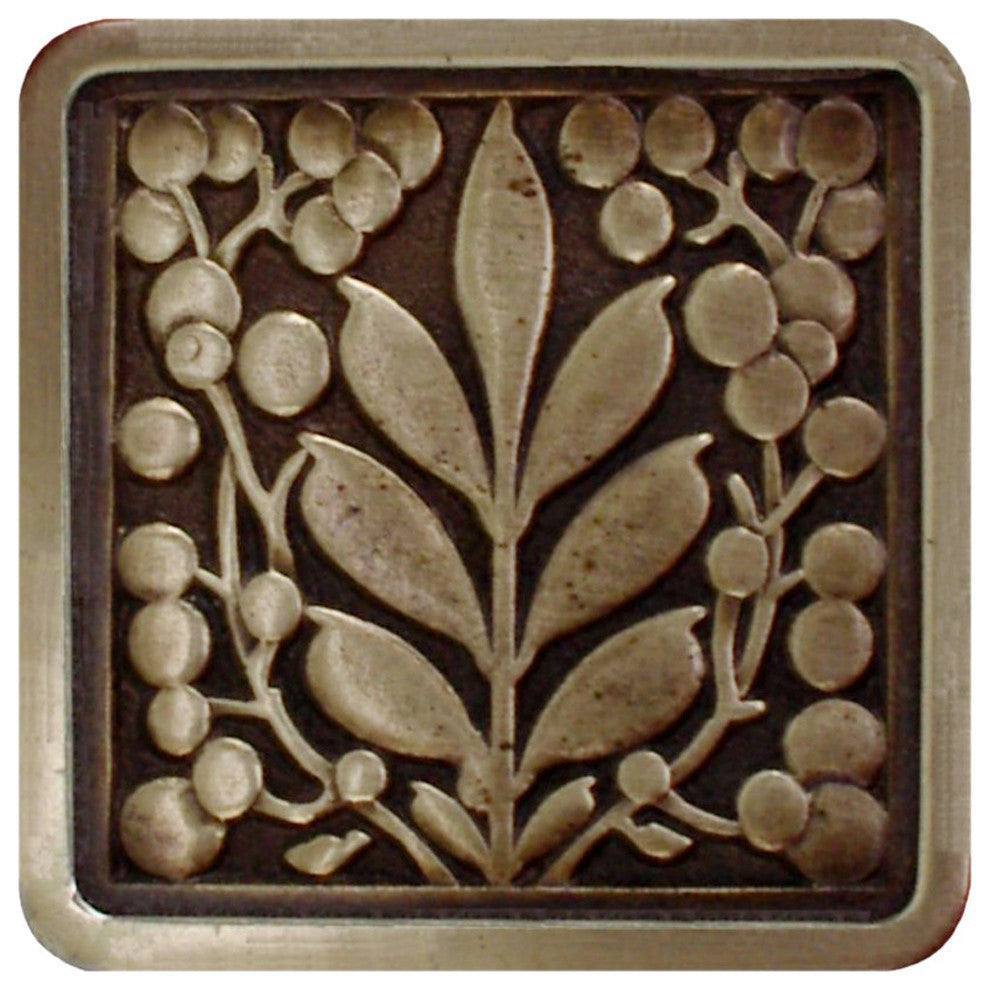 Notting Hill Mountain Ash Knob - Antique Brass