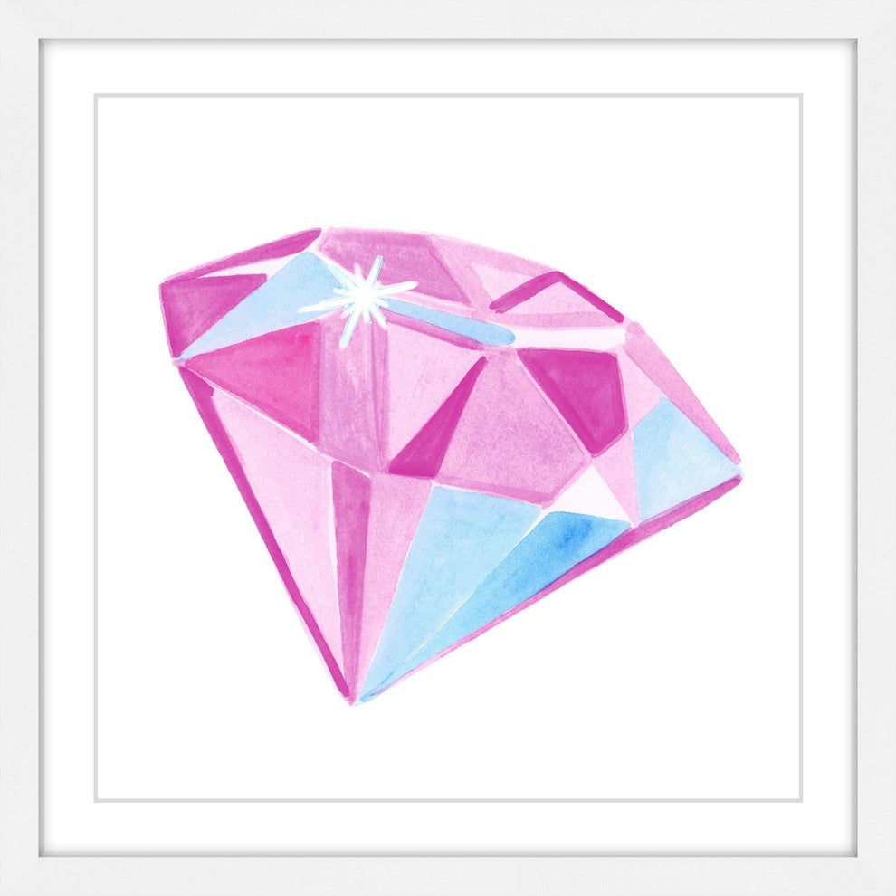 "Diamond" Framed Painting Print