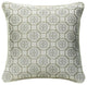 Brown Linked Pattern Contemporary Cushion | Andrew Martin Petro