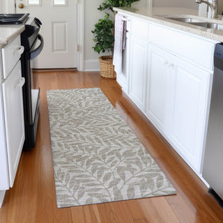 Addison Premium Washable Mayfield AMF111 Neutral 2'3" x 7'6" Runner Rug