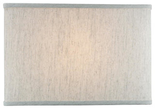 Rectangular Drum Lampshade, Textured Oatmeal