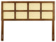 Luana Cane Queen Headboard-Walnut