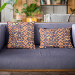 Plutus Multi-Color Parade Abstract Luxury Throw Pillow, 26"x26"